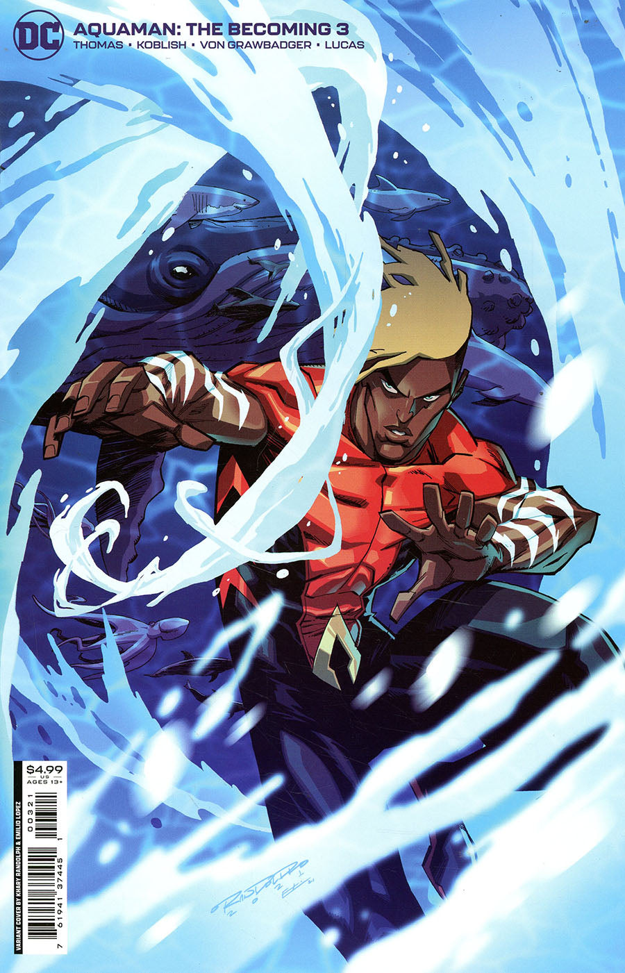 DC Comics - Aquaman The Becoming #3 Cover B Variant