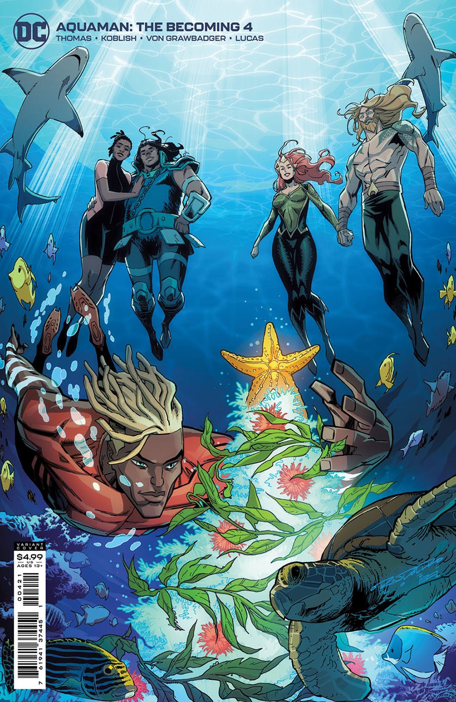 DC Comics - Aquaman The Becoming #4 Cover B Variant