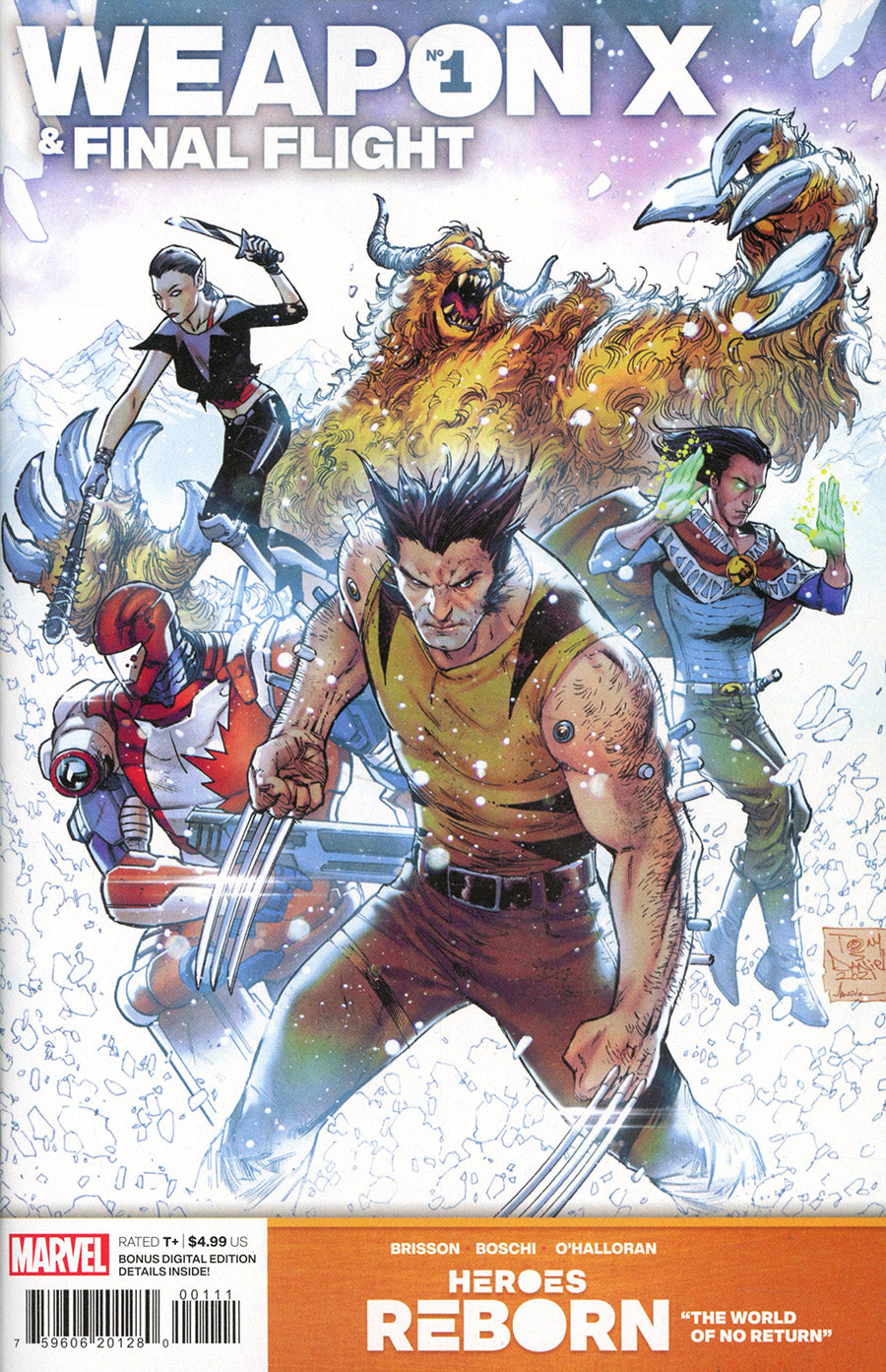 Marvel Comics - Heroes Reborn Weapon X And Final Flight #1 (One Shot) Cover