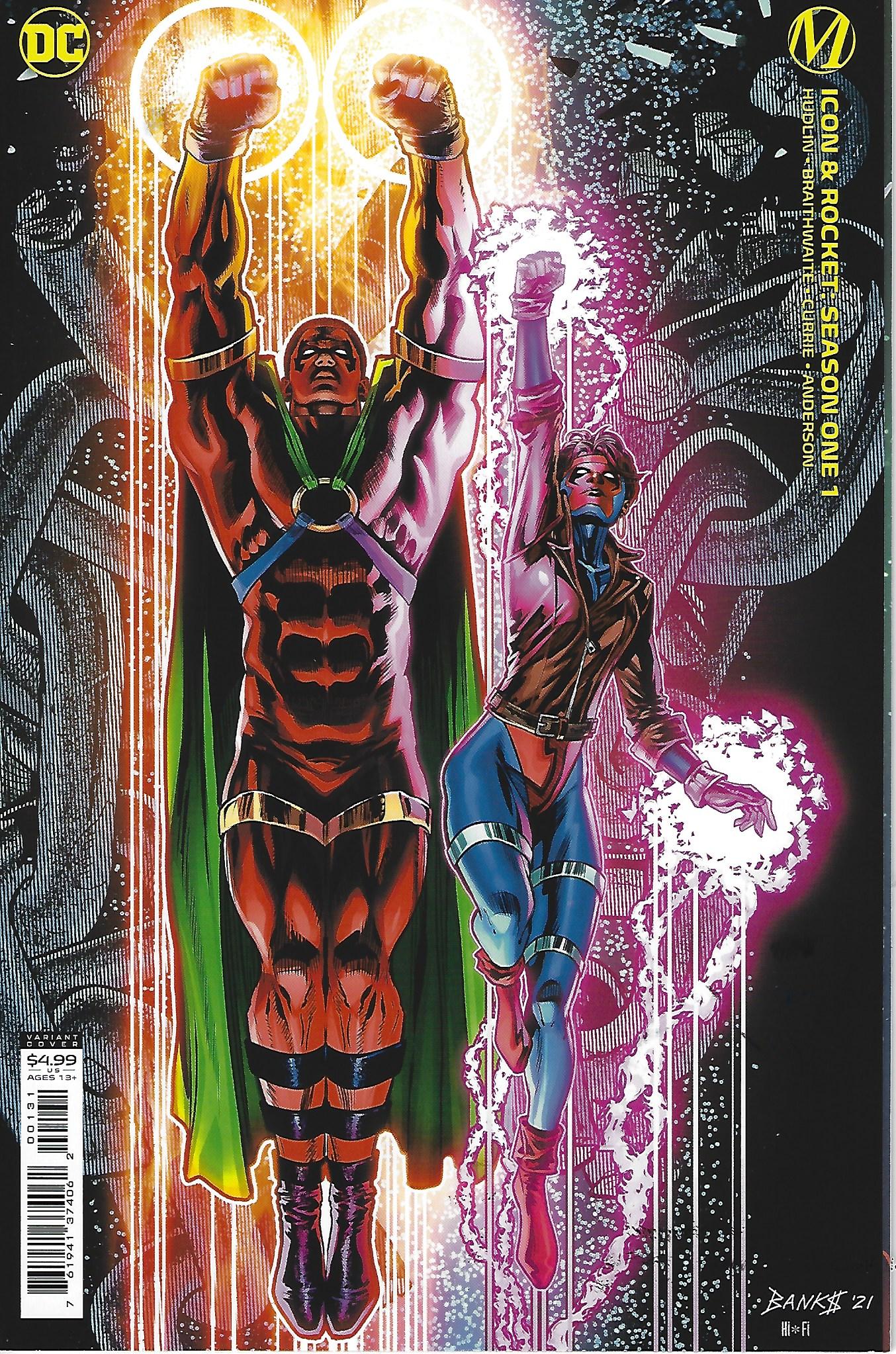DC & Milestone Comics - Icon & Rocket Season One #1 Variant Cover B