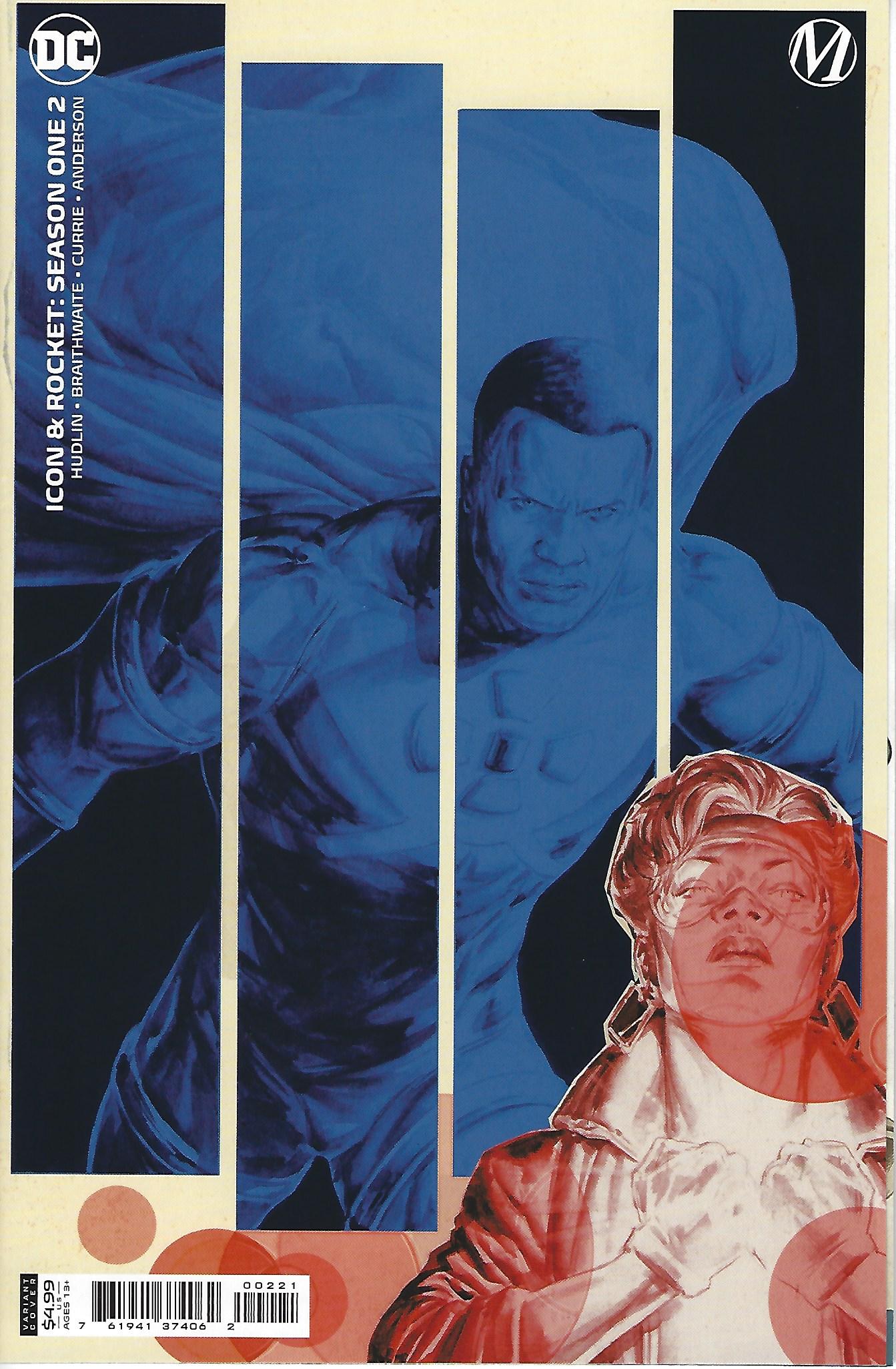 DC & Milestone Comics - Icon & Rocket Season One #2 Variant Cover B