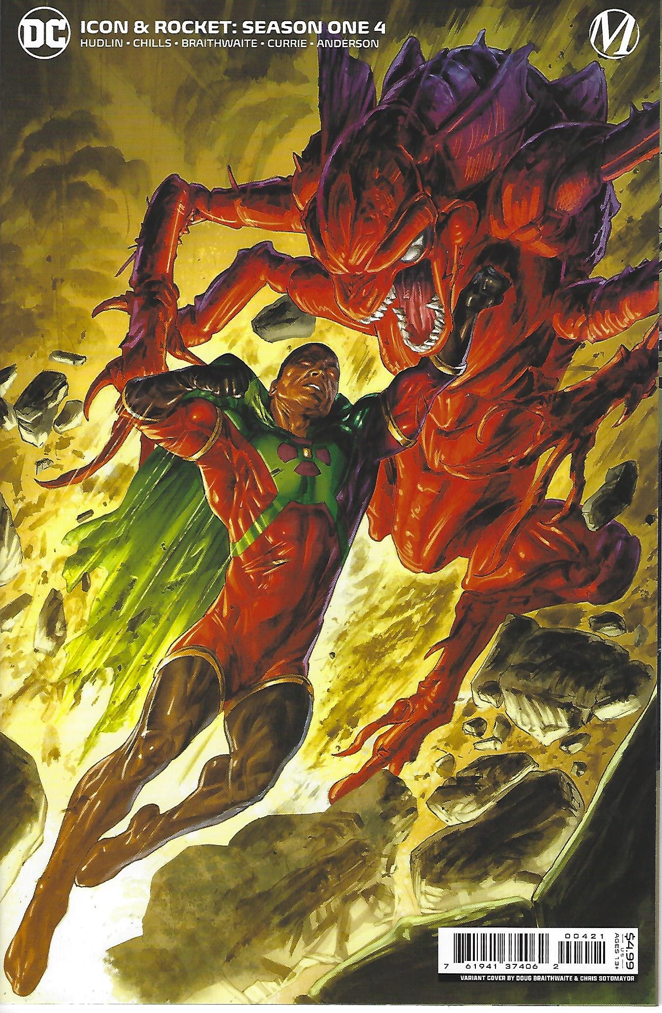 DC & Milestone Comics - Icon & Rocket Season One #4 Variant Cover B