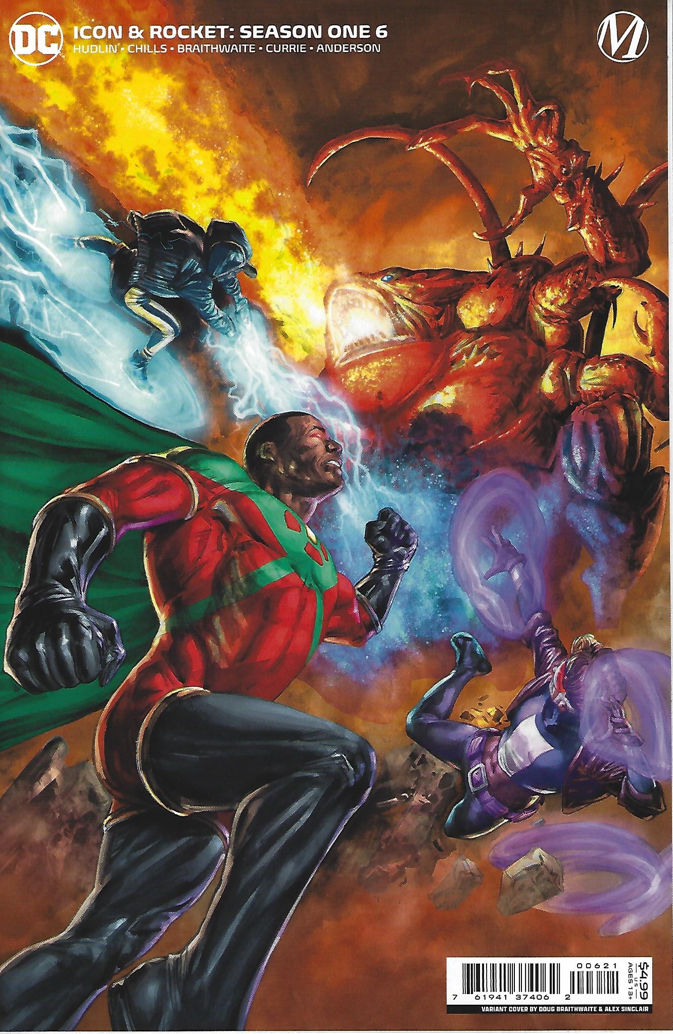 DC & Milestone Comics - Icon & Rocket Season One #6 - Variant Cover B
