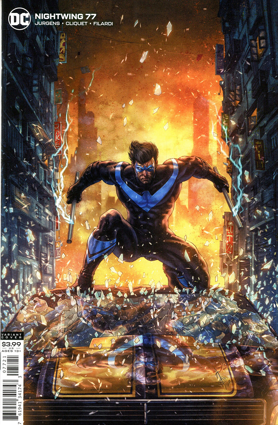 DC Comics - Nightwing Vol 4 #77 Variant Cover B