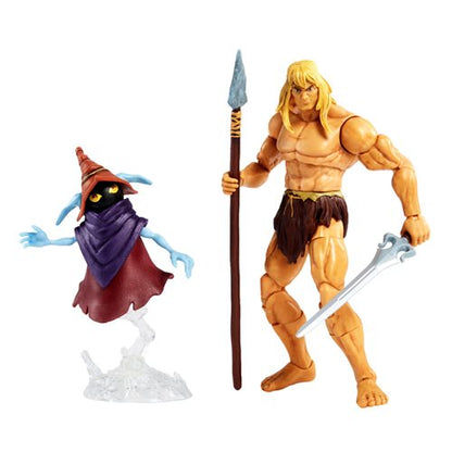 Mattel - Masters of the Universe Revelation Masterverse Savage He-Man with Orko Deluxe Action Figure 2-Pack