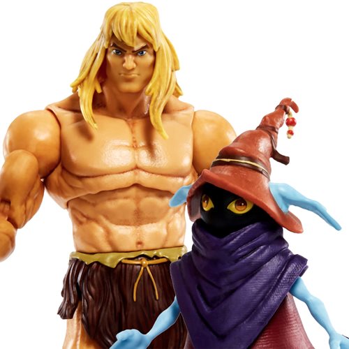 Mattel - Masters of the Universe Revelation Masterverse Savage He-Man with Orko Deluxe Action Figure 2-Pack